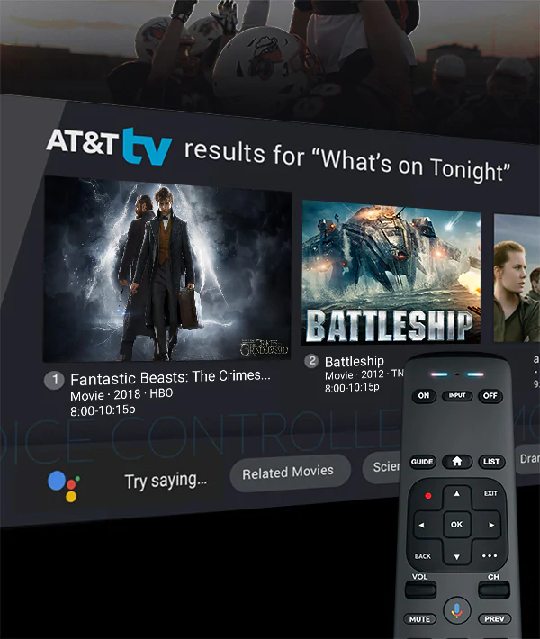 AT&T TV experience