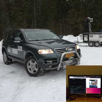 photo of car in snow